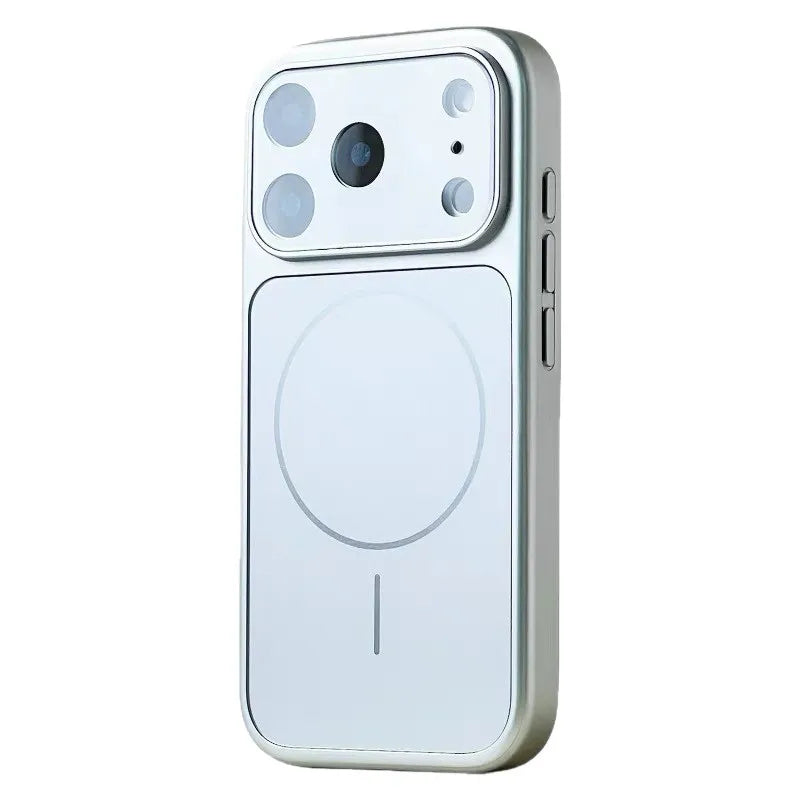 Original Matte AG Glass Magnetic Phone Case For iPhone 17 Pro Max 12 13 14 15 16 Plus 11 Air For Magsafe Cover Funda Coque