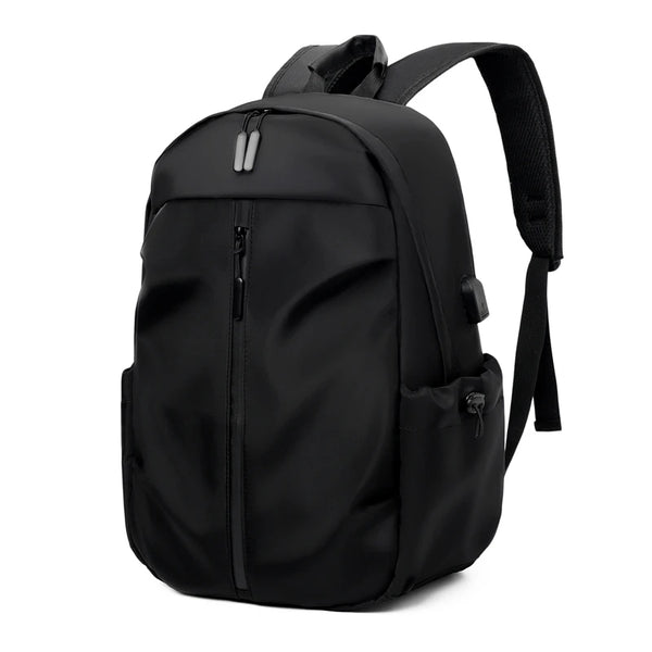 1 14 Inch Large Capacity Leisure Schoolbag Sports Simple Men And Women Universal Computer Backpack With Pendant