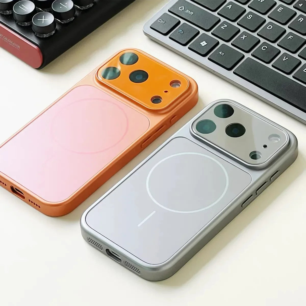 Original Matte AG Glass Magnetic Phone Case For iPhone 17 Pro Max 12 13 14 15 16 Plus 11 Air For Magsafe Cover Funda Coque