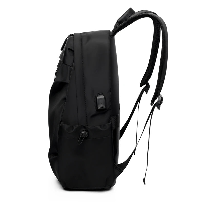 1 14 Inch Large Capacity Leisure Schoolbag Sports Simple Men And Women Universal Computer Backpack With Pendant