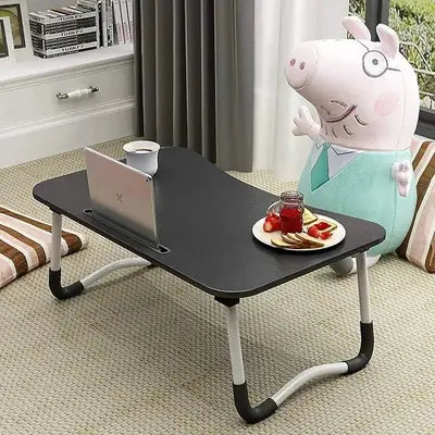 Portable Laptop Table Black Wood Pakistan